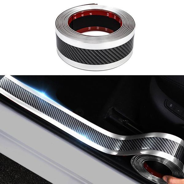 Молдинг гумовий універсальний CARBON-CHROME (ширина 5см) - 1м 76006 фото Молдинг гумовий універсальний CARBON-CHROME (ширина 5см) - 1м 76006 фото