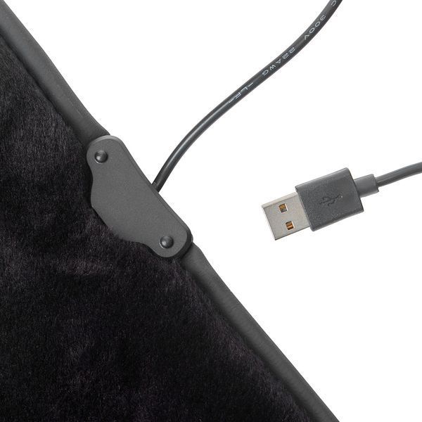 Накидка с подогревом Vitol VH-0509 5V USB (45х45см) Черная 123171 фото