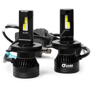 Автолампи світлодіодні Sigma X3 H4 CSP 45W 6500K 10000Lm 12-24V (2шт.) 120529 фото