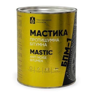 Мастика протишумна бітумна БПМ-1 (2,8 кг) 1652 фото