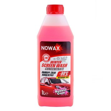 Омыватель зимний NOWAX Winter Screen Wash concentrate -80C Bubble Gum NX01171 (концентрат) 1л 103093 фото