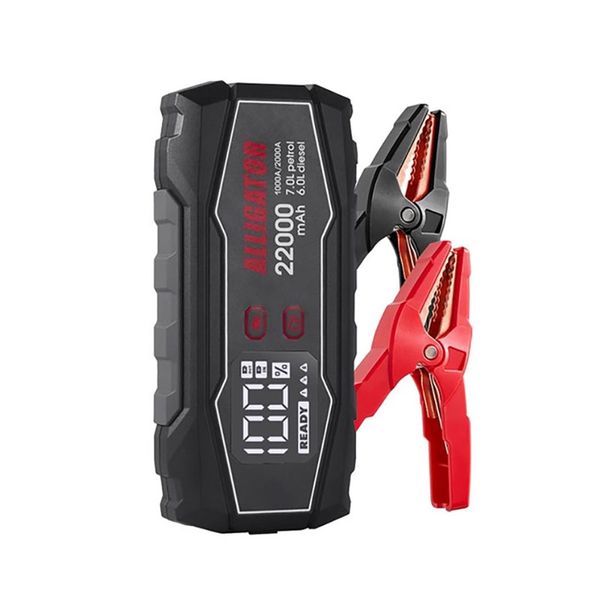 Пусковое устройство (бустер) для авто Alligator Jump Starter 2000А + Power Bank 22000MAh 12В JS845 108208 фото