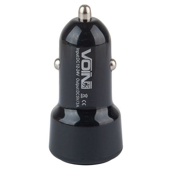 Автомобильное зарядное устройство Voin C-36209, 1USB (12/24V - 5V 3,0A) 120261 фото