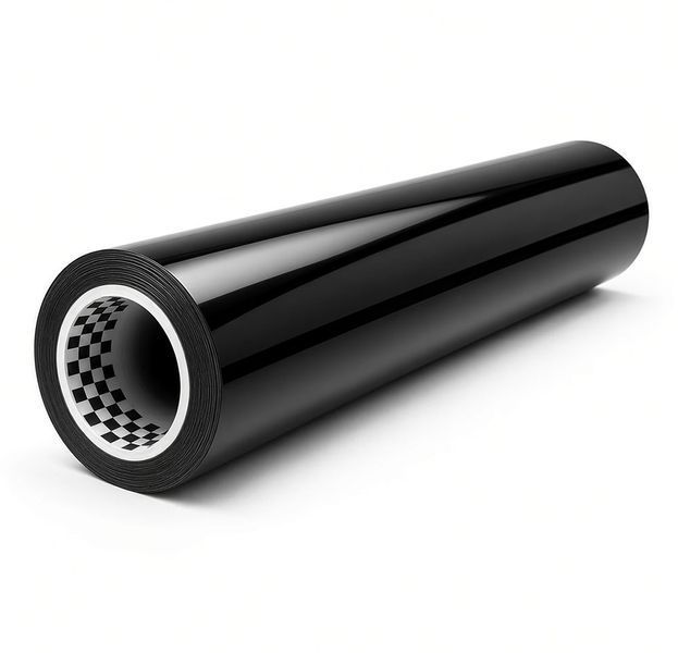 Автомобільна плівка Dark Premium Film G260402 основа - PET 165мкм Чорний глянець 152см. 124648 фото