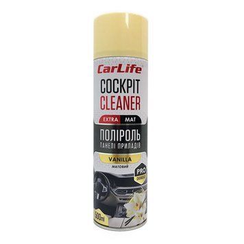 Полироль для торпеды CarLife Cockpit Cleaner EXTRA MAT (матовый эффект) Ваниль 500ml (CF520) 93615 фото