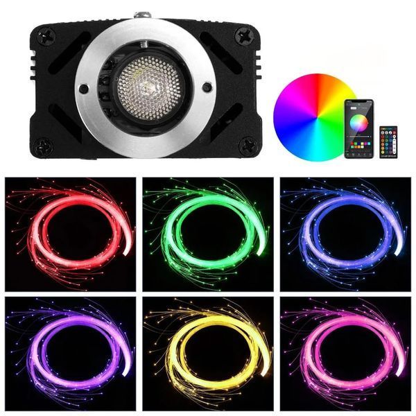 Підсвічування салону Зоряне небо RGB light 450 крапок 3м 12V Remote APP 122953 фото
