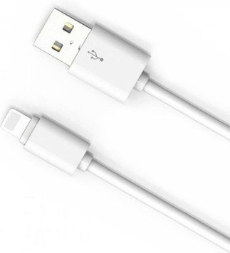 Кабель LDNIO SY-03 USB - Lightning 1m White 102463 фото