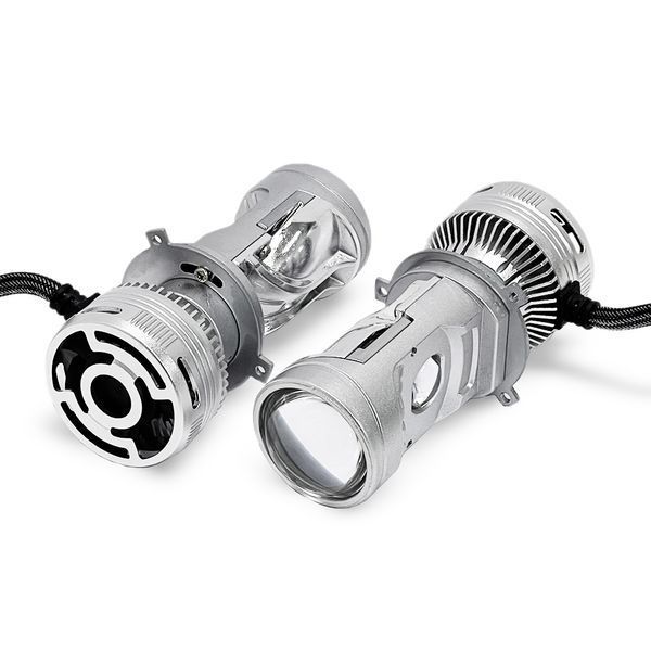 Автолампи світлодіодні Mini лінзи Aozoom Bi-Led H4 40/75W 12V 6000K 12000Lm 109786 фото