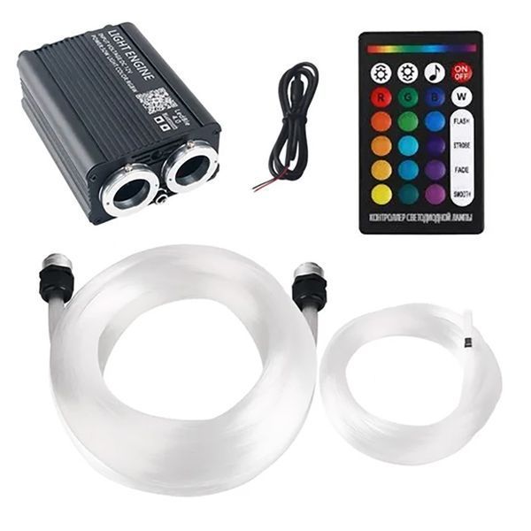 Підсвічування салону Зоряне небо RGB light 1100 крапок 3м 12V Remote APP 122954 фото
