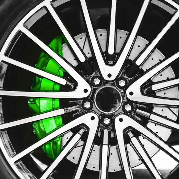 Краска высокотемпературная для суппортов K2 Brake Caliper Paint Green 400ml 109813 фото