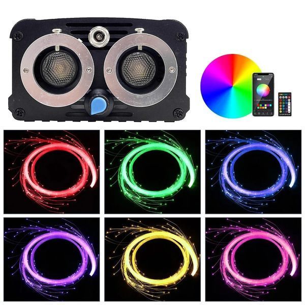 Підсвічування салону Зоряне небо RGB light 1100 крапок 3м 12V Remote APP 122954 фото