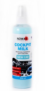 Полироль торпеды молочко Nowax Cockpit Milk - New Car 250мл. NX 25228 58034 фото