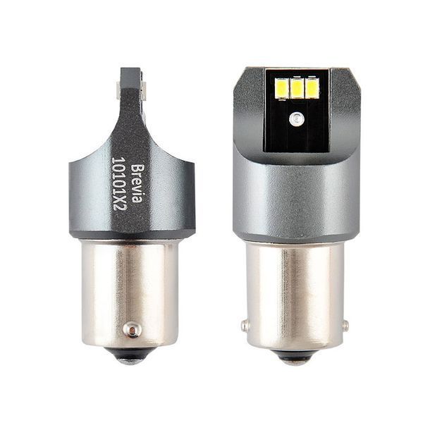 Светодиодные автолампы Brevia Power P21W 6x3020SMD 12-24V 6000K CANbus White (10101X2) 106365 фото