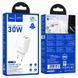 Адаптер сетевой Hoco Gentle charger N63 1USB 1Type-C 30W 3A PD QC White 123173 фото 4