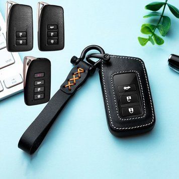 Кожаный чехол для ключа (универсальный) Lexus №2 4 кнопки 109049 фото