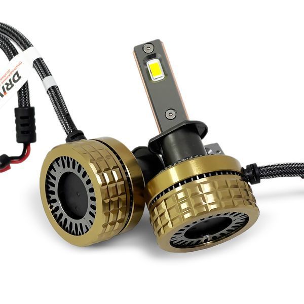 Світлодіодні автолампи DriveX UL-02 H1 100W CAN 12V 6000K 18000Lm (2шт.) 121776 фото