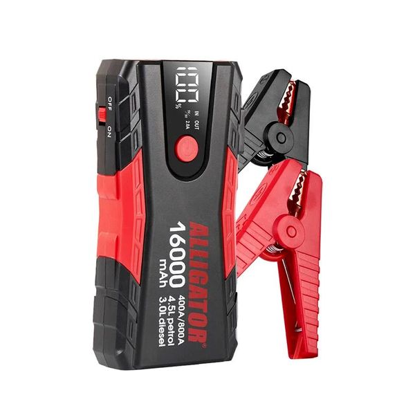 Пусковое устройство (бустер) для авто Alligator Jump Starter 800А + Power Bank 16000mAh 12В JS840 108240 фото