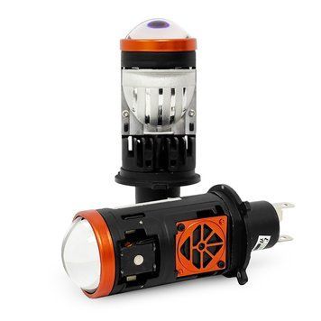 Світлодіодні Mini лінзи EvroAuto Light X Y5MT Н4 40/55W 6000K 10000Lm 9-16V (2 шт.) Б/Г 123980 фото