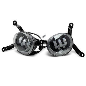 Фары диодные противотуманные Chevrolet Aveo SDN T250 5-LED 40W белый свет (мет. крепление) (к-т 2шт) 123125 фото