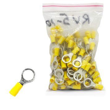 Клемы CKS RV5-10 (100шт.) Желтые 106904 фото