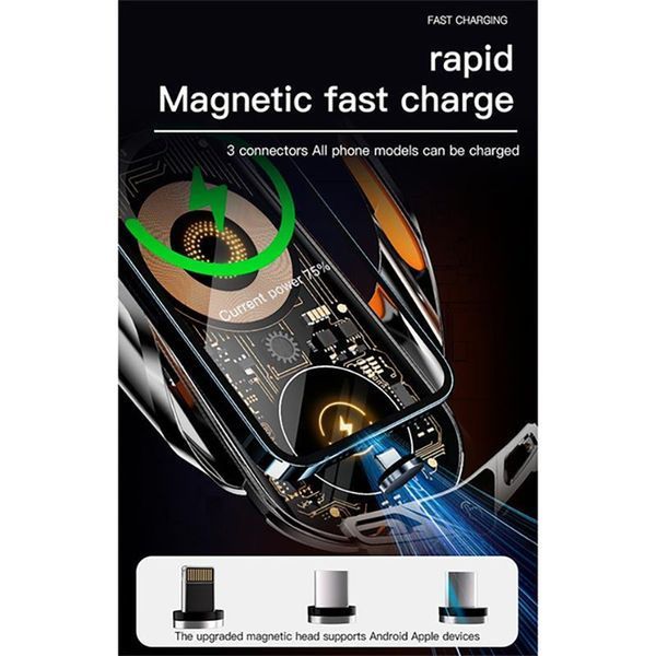 Автотримач Wireless Induction Car Holder Auto Open-Close C19 15W yellow light Black 110943 фото