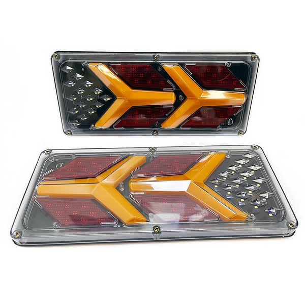 Ліхтарі задні світлодіодні Rear Lamp Lamborghini 12-24V 33x14 см (комплект 2шт.) 94835 фото