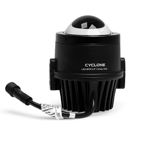 Лінзи світлодіодні Cyclone Bi-Led BF05 2.5" 35/42W 3000K, 4300K, 6000K 3Color 9-16V (2 шт.) 123112 фото