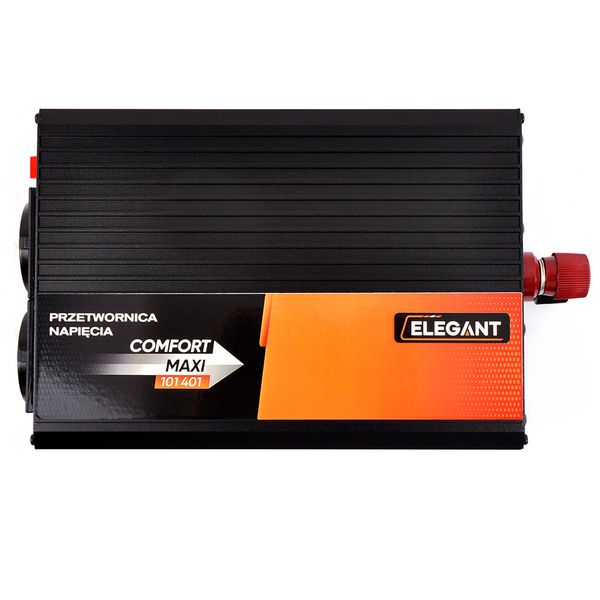 Преобразователь напряжения Elegant 101 401 12V-220V 2000W 1USB 2-Розетки (мод. синусоид) 108265 фото