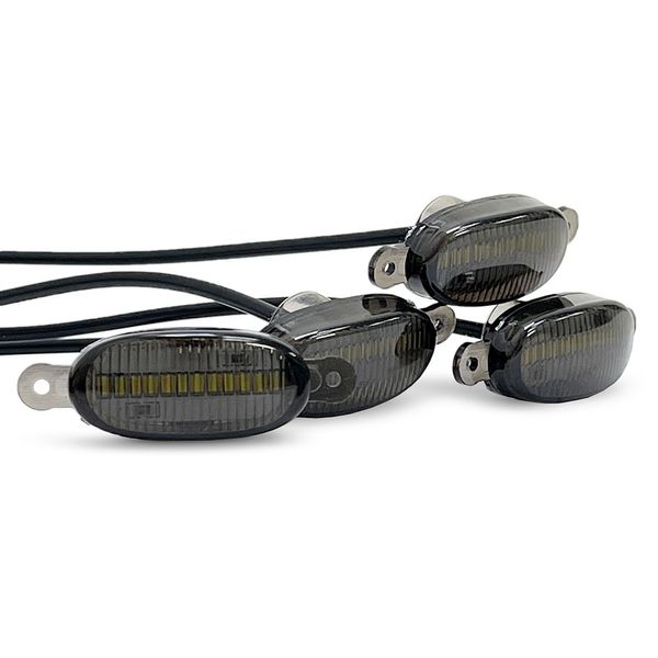 Підсвічування решітки радіатора Raptor style 12 LED 12V White (4шт) 109264 фото