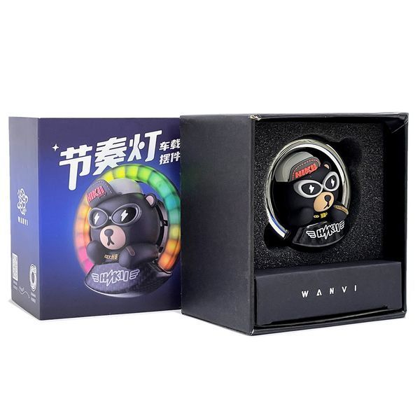 Ароматизатор світлодіодний RGB Bear Black 108965 фото
