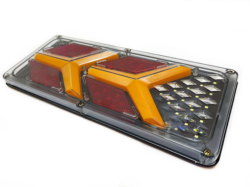 Ліхтарі задні світлодіодні Rear Lamp Lamborghini 12-24V 33x14 см (комплект 2шт.) 94835 фото