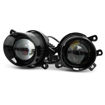 Противотуманные светодиодные фары Toyota, Lexus 3.0" XT6 Bi-Led линзы 45/55W 3Color 3000K 4300K 6500 123008 фото