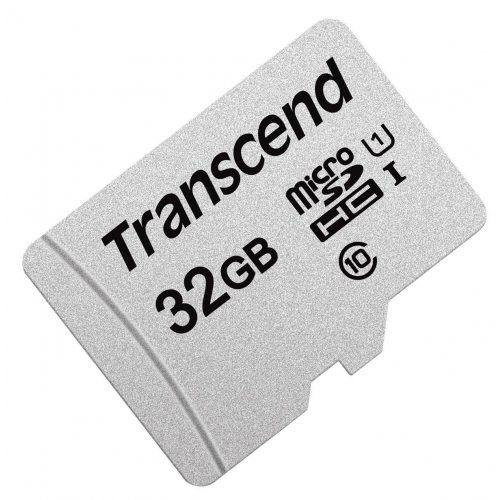 Карта пам'яті Transcend MicroSDHC 32Gb Class 10 + adapter (TS32GUSD300S-A) 58663 фото