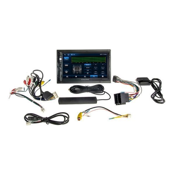 Автомагнітола Cyclone MP-7099A V4 7" QLED 4/64GB ASP 4G GPS 8CF CarPlay/Android Auto Android 13 124278 фото