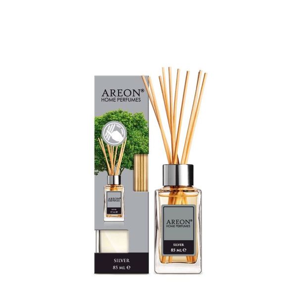 Ароматизатор с палочками Areon Нome Perfume - LUX Silver 85ml (Серебро) 106560 фото