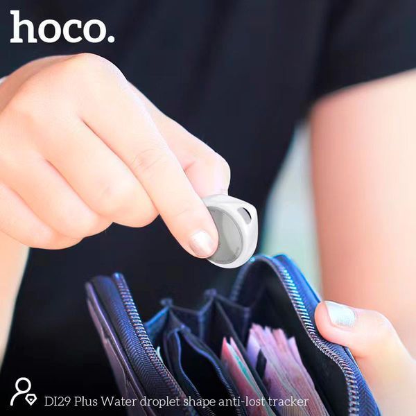 Пошуковий трекер Hoco DI29 Plus Water Droplet Shape Anti-Lost Tracker White 122509 фото
