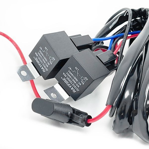 Проводка для LED балок та LED фар Wiring Harness 2х250W 30A 3м 12V 123449 фото