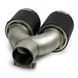 Насадка глушника Akrapovic 63-101 Y Right Подвійна (JB) carbon 123692 фото 5