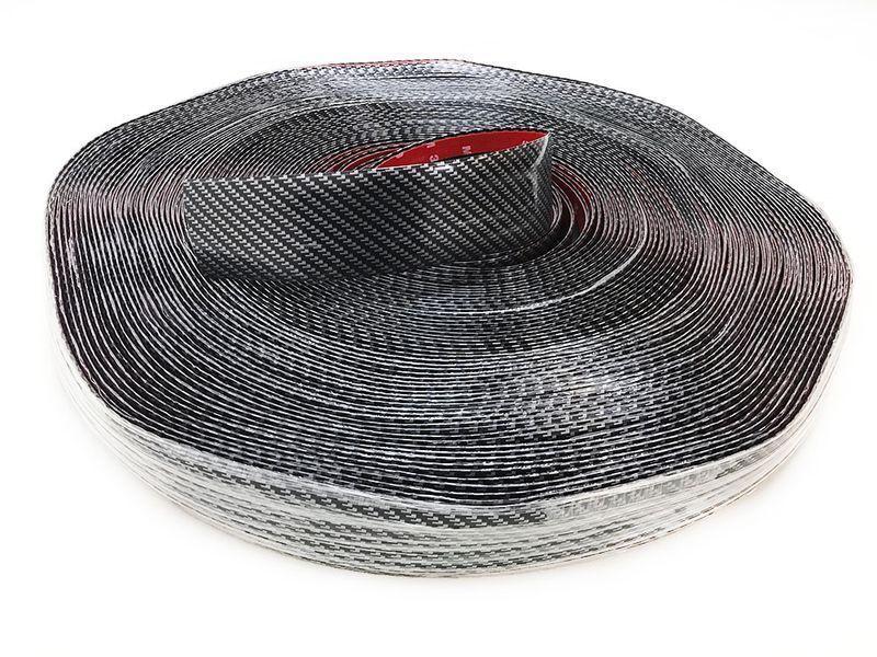 Молдинг резиновый универсальный CARBON (ширина 5см) - 1м 76005 фото