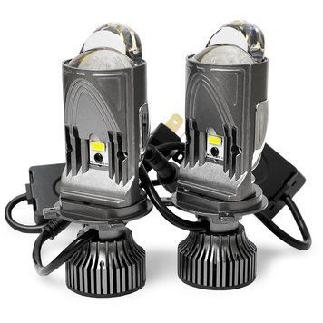 Автолампи світлодіодні Mini лінзи Bi-Led H4 Guarand X1 50/60W 5000K 14000Lm 12-24V 121863 фото