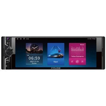 Автомагнітола Cyclone MP-5003 V4 6.58" IPS 2/64GB ASP GPS 4CF CarPlay/Android Auto Android 10 124280 фото