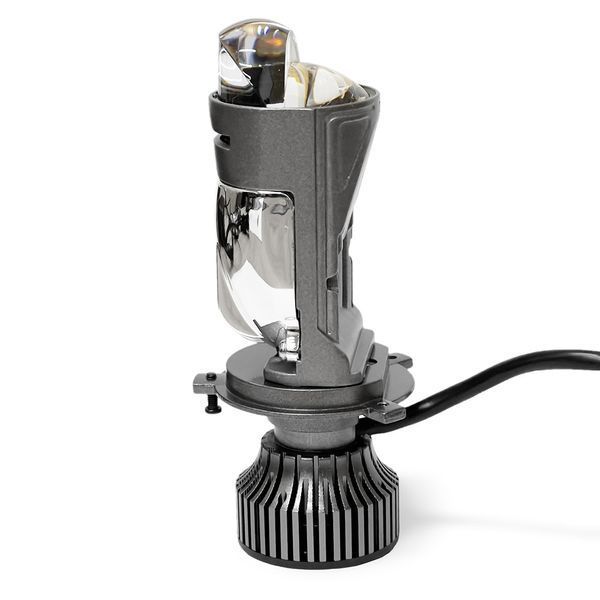 Автолампи світлодіодні Mini лінзи Bi-Led H4 Guarand X1 50/60W 5000K 14000Lm 12-24V 121863 фото
