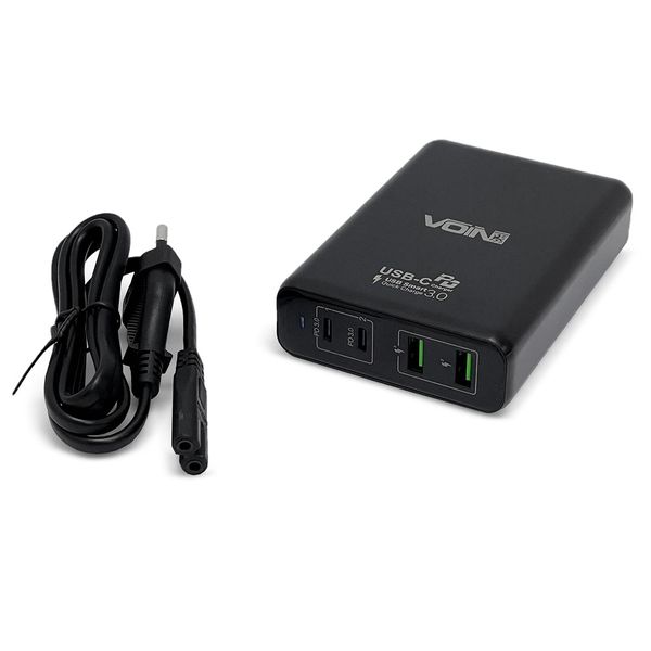 Сетевое зарядное устройство Voin LC-10048-BK 100W 2USB QC3.0 + 2Type-C 107772 фото