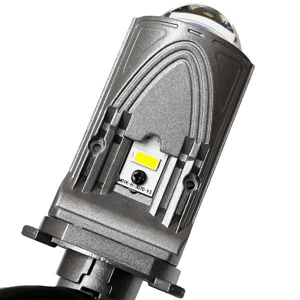 Автолампи світлодіодні Mini лінзи Bi-Led H4 Guarand X1 50/60W 5000K 14000Lm 12-24V 121863 фото