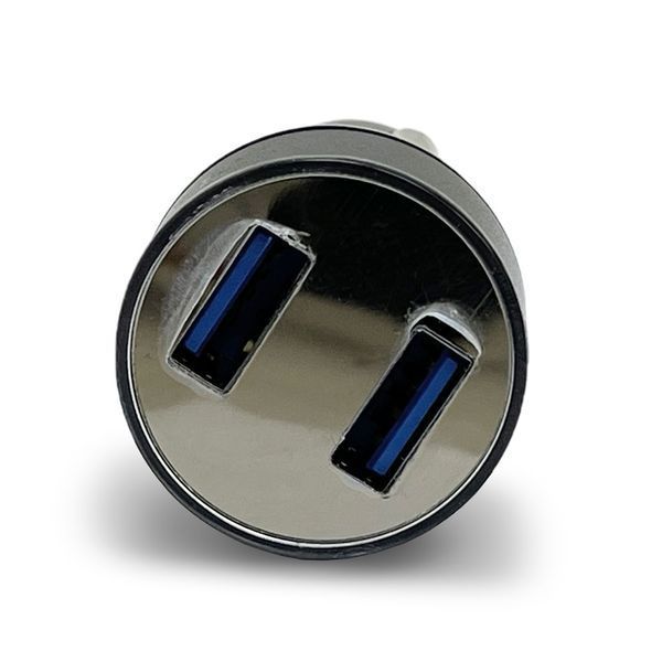 Автомобильное зарядное Лидер 2USB 5V 3.1A 12-24V Black 107778 фото