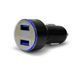 Автомобильное зарядное Лидер 2USB 5V 3.1A 12-24V Black 107778 фото 1