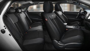 Авточехлы 5D - Elegant Portofino 700176 Черные (ледяной шёлк + эко-кожа) 124224 фото