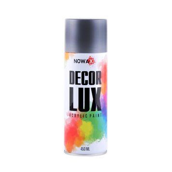 Акрилова фарба спрей NOWAX (NX48019) 450 мл. Темно-сірий (RAL 7031) 42089 фото