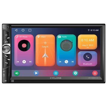 Автомагнітола Cyclone MP-7086A V4 7" IPS 2/64GB ASP 4G GPS 4CF CarPlay/Android Auto Android 10 124279 фото