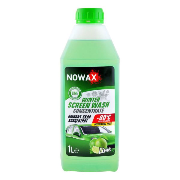 Омыватель зимний NOWAX Winter Screen Wash concentrate -80C Lime NX01170 (концентрат) 1л 103094 фото